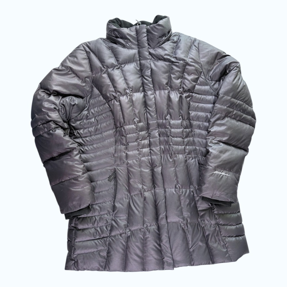 Eddie Bauer Down Puffer Parka‎ Women XL Winter Coat Outdoor Casual Essential